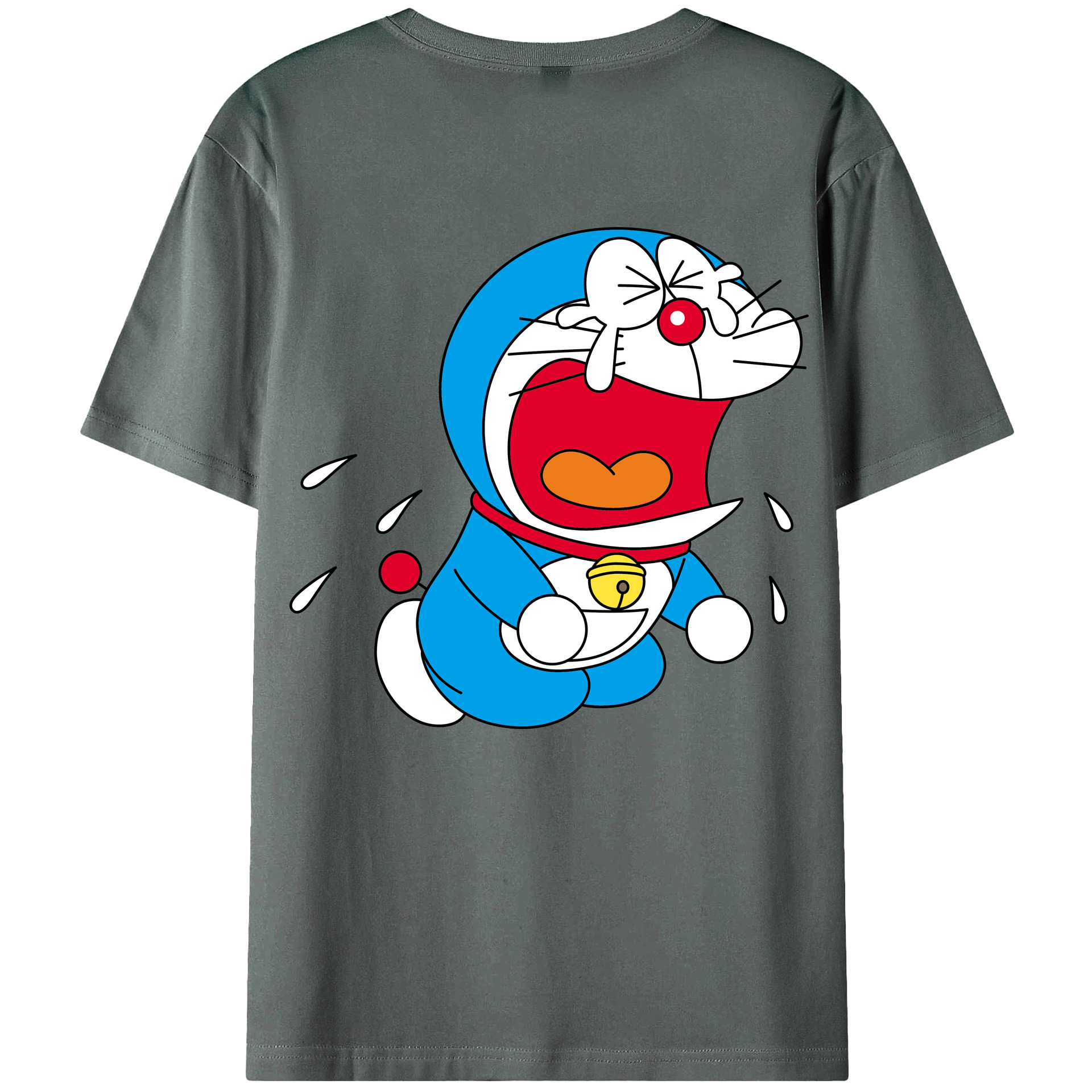 （画像用） ドラえもん Doraemon 綿100％半袖Tシャツ（背面プリント）
